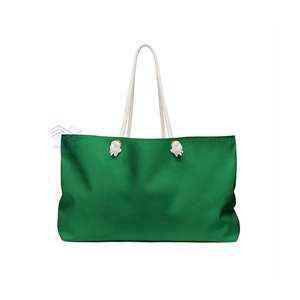 FAMU Florida A & M University Cotton Canvas Tote Bag verde con cierre bordado para ir de compras - Product Image 2