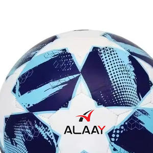 Alaay, nuevo diseño, logotipo personalizado, tamaño 5, balón de fútbol, paneles de costura de entrenamiento oficial hechos de materiales de PVC PU TPU - Product Image 6