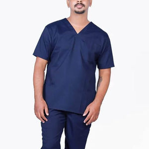 ชุดสครับแพทย์สำหรับผู้ชายใส่ในฤดูร้อน ชุดยูนิฟอร์มพยาบาลและศัลยแพทย์สำหรับผู้ชาย - Product Image 5