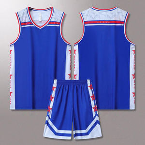 Ensemble d'uniformes de basket-ball pour hommes, maillots de basket-ball à sublimation grande taille respirants, design personnalisé 100% polyester - Product Image 3