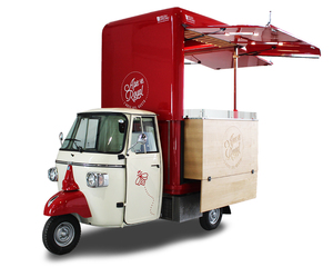 Compre un Triciclo de Comida de 3 Ruedas, Carrito de Comida Móvil, Horno de Pizza, Cuerpo de Acero Inoxidable, Resistente a la Oxidación, Garantía de 5 Años - Product Image 3