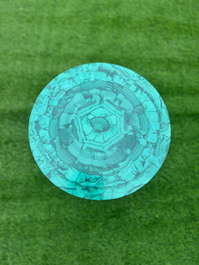 Adorno de Mesa de Lujo para el Hogar de Halloween, Hecho a Mano con Piedra Preciosa de Labradorita Verde, con Diseño de Amor - Product Image 3