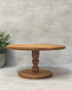 Natural Finish Desert Cake Stand Round Shape Acacia Wooden Cake Stand for Birthday Party Decoration Cake Stand - Product Image 5