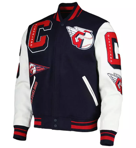 Lions varsity jacket hommes Letterman Jacket avec manches en cuir doré letterman veste universitaire en cuir personnalisée pour hommes - Product Image 1