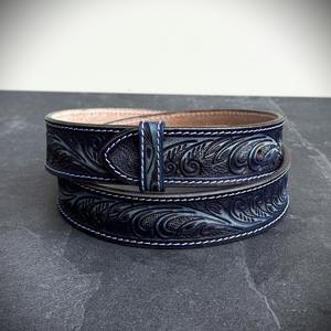 Ceinture classique en cuir véritable pour hommes avec boucle élégante Ceinture en cuir durable faite à la main pour jeans et vêtements de travail de CRAFT ZONE EXPORT - Product Image 4