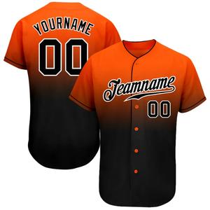 Pas cher Bas quantité minimale de commande Logo Imprimé Personnalisé Respirant Anti-Bactérien Séchage Rapide Haute Qualité 100% Polyester Tissu Baseball Jersey - Product Image 1