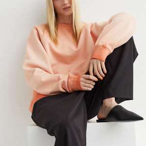 Made In Pakistan Off Shoulder Pullover Sudadera Color Impresión Cómoda Sudaderas de mujer Slouchy Women Tops Shirt - Product Image 3