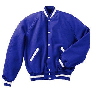 Veste universitaire pour homme en gros, taille plus, nouvelle arrivée 2025, tendance streetwear, col montant et logo frontal, haute qualité - Product Image 6