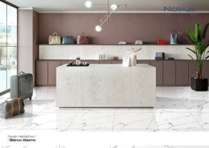Mármol blanco de Carrara, azulejos de porcelana de 600x600mm, acabado brillante, estilo clásico moderno para baño, grado AAA, directo de fábrica indio - Product Image 2