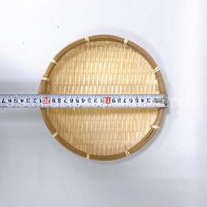 Ensemble de plateaux en bambou faits à la main Décoration de table de style traditionnel écologique pour la cuisine et la décoration intérieure - Product Image 3