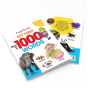 หนังสือบอร์ดสำหรับเด็กนักเรียนสำหรับอ่านคำ1000เล่มแรกพิมพ์แบบออกแบบได้ตามที่ต้องการ