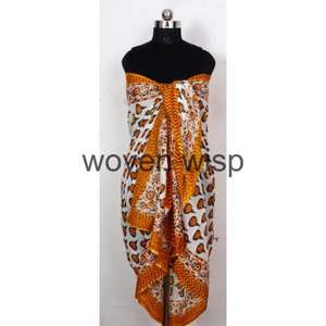 ชุดว่ายน้ำคอตตอนลายการ์ตูนผ้าโสร่งลายดอกไม้และลายการ์ตูนทำด้วยมือสำหรับผู้หญิง - Product Image 1