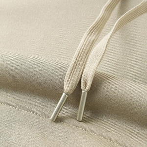 Haute qualité 100% coton hommes pull à capuche Logo personnalisé couleur unie respirant-pour hiver hommes sweats à capuche Service OEM personnalisé - Product Image 6