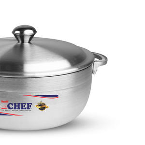 Chef's High Quality 5-Pcs Metal Caldero Set Aluminio Sopa & Stock Ollas (24 28 32 34 36 cm) para Horno Holandés Cocinar con tapa - Product Image 3