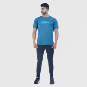 Camiseta deportiva para hombre, mangas transpirables y paneles de hombro, tejido elástico de punto suave, Ideal para deportes al aire libre - Product Image 4
