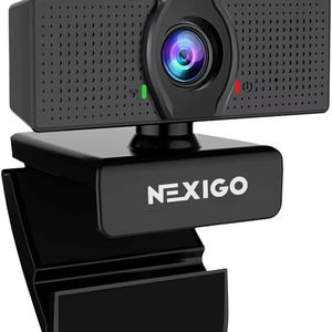 Webcam avec microphone, contrôle logiciel et cache de confidentialité, USB HD, Plug and Play pour conférences et appels vidéo - Product Image 1