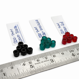 Perles de verre facettées en vrac, cristal rondelle, espaceur lâche, haute réfraction, 4 mm, 6 mm, 8 mm, accessoires de fabrication de bijoux DIY, conifère - Product Image 1