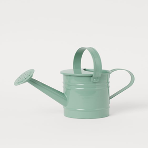 Grand arrosoir traditionnel en acier galvanisé | Abreuvoir de jardin en métal robuste avec poignée latérale et large ouverture pour plantes - Product Image 4