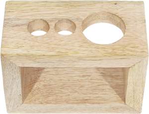 Le magasin d'artisanat présente le support de brosse à dents en bois de mangue salle de bain, porte-brosse à dents Design élégant écologique - Product Image 6