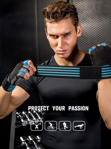 Guantes de levantamiento de pesas Venta al por mayor Deporte Esencial Transpirable Guantes de entrenamiento para levantamiento de pesas Gimnasio Ejercicio - Product Image 3