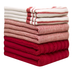 Toalla de plato de algodón de secado rápido de calidad superior Toalla de cocina lavable a máquina con diseño de logotipo personalizado con estilo Impresión digital - Product Image 2