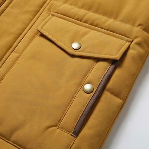 Warm Thicken Parka <b>Jacket</b> Custom Water Resistance Men's Sherpa <b>Lined</b> Winter Coats Thermal Outdoor Heavy Duty Puffer Outerwear - Product Image 5