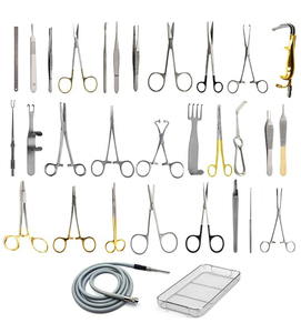 Set instrumen bedah operasi ortopedi dokter hewan Alps, Kit instrumen penguncian plat pemeriksaan 1.6 ortopedi