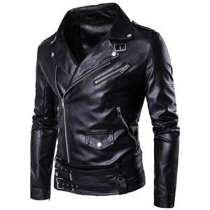 Venta al por mayor de moda a prueba de viento de la motocicleta de invierno chaqueta de cuero Unisex para exteriores Biker Road Wear - Product Image 3