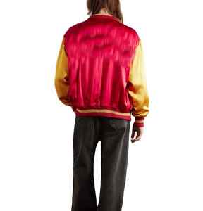 เสื้อแจ็คเก็ตเวอร์ซิตี้คุณภาพสูงแบบกำหนดเอง เสื้อแจ็คเก็ตผ้าซาตินเรียบสำหรับผู้ชาย เสื้อแจ็คเก็ตผ้าซาตินเวอร์ซิตี้สำหรับผู้ชาย - Product Image 6