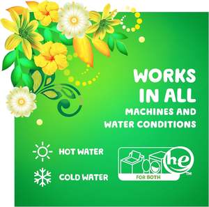 Détergent à lessive liquide Gain + Aroma Boost, parfum original, 128 brassées, 184 fl oz, compatible HE - Product Image 2