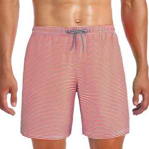 OEM Sporty Anti-UV Quick Dry Shorts for Men Drawstring Knee Length Loose Shorts Outdoor Athletic Beach - Product Image 4