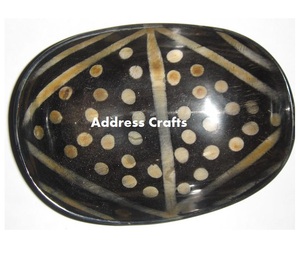 Bol en corne de buffle naturelle très vendu, véritable bol à raser et à servir décoratif, décoration d'intérieur, style animal poli, bols artisanaux - Product Image 6