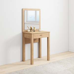 Scandinavian-Style Trani Dresser with Stool Solid Wood and MDF <b>Foldable</b> Bedroom Furniture French and European Design - Product Image 5