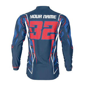 Maillot de course de moto personnalisé, maillot de motocross OEM, chemise de course de moto tout-terrain respirante, équipement de course hors route - Product Image 6