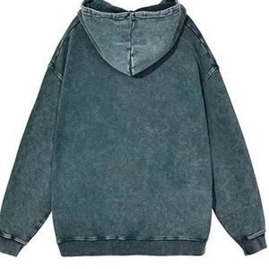 Très Exigeable 500gsm Heavyweight Hoodie Coton Polaire Tissu Personnalisé Goutte D'épaule Sweat À Capuche Blanc Pour Hommes Avec Une Bonne Qualité - Product Image 3