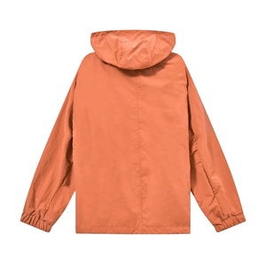 Chaqueta Cortavientos Anorak con Capucha y Media Cremallera, Cuello Alto, de Lona Recubierta, Estilo Casual para Hombre - Product Image 6