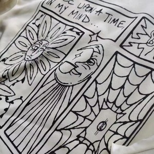 T-shirts décontractés pour hommes 100% coton fibre de bambou T-shirts surdimensionnés à double manches longues contraste sérigraphié Design respirant - Product Image 4