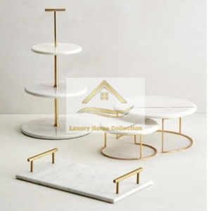 Multi Functional Metal Dessert Display Racks and Storage <b>Shelving</b> <b>Unit</b> Stand 2 Tier With Silver Color Material Stainless <b>Steel</b> - Product Image 4