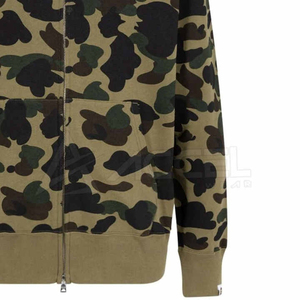 Sweats à capuche personnalisés pour hommes, 100% coton, tissu polaire doux, sweats à capuche confortables à prix de gros, sweats à capuche zippés très élégants - Product Image 4