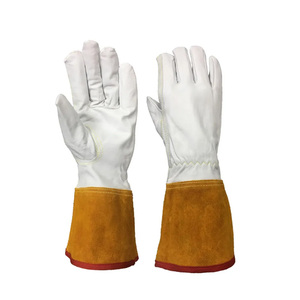 ถุงมืองานเชื่อมสำหรับงานหนักถุงมือนิรภัยทนความร้อนสำหรับใช้ในโรงงานก่อสร้างงานโลหะ - Product Image 6