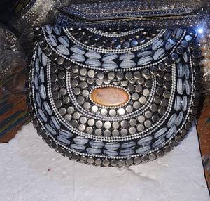 Bolso de mano hecho a mano con mosaico de Metal para mujer, artesanía india tradicional, cierre de solapa de una sola Correa, plegable, duradero, portátil - Product Image 3