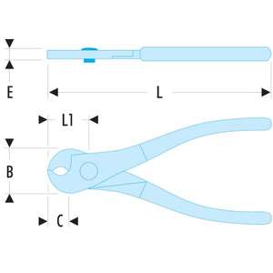Coupe-câbles Facom de haute qualité – Ciseaux et cisailles professionnels - Product Image 3