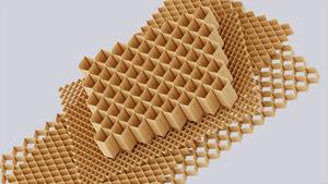 Kraft Art Paper Honeycomb Core for <b>Cushioning</b> Wrapping Void <b>Filling</b> Label Purpose - Product Image 2