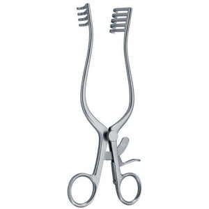 Dispositivos Médicos, Retractores Autoestables, Retractor Afilado y Roma de 5 cm, 2x3 Puntas, Retractor Autoestable de Acero Inoxidable - Product Image 3