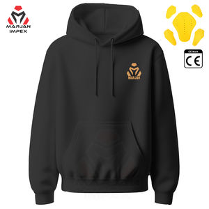 Sweat à capuche en polaire pour moto, durable, pour l'hiver, avec tissu en polaire épais de qualité supérieure, design respirant et coupe-vent pour une protection confortable - Product Image 2