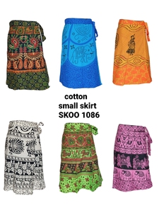 Falda Maxi estilo bohemio hippie hecha a mano para mujer verano envoltura algodón Mandala estampado talla grande tejido gasa maternidad transpirable - Product Image 2