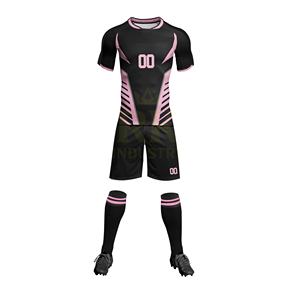 Maillots de football en gros 2025, logo personnalisable, technique de découpe automatisée, usine au Pakistan, vêtements de football, hauts 100% polyester - Product Image 1