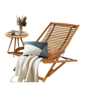 Sillas Plegables de Madera de Teca para Jardín, Ecológicas, Ligeras, Perfectas para Relajarse al Aire Libre, con Durabilidad Comprobada, Económicas - Product Image 4