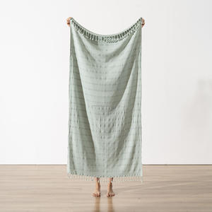 Waffle vintage wash - stone washed serviettes Pestemal Wholesale-Texture de luxe d'aspect rustique - Product Image 4