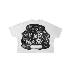 เสื้อยืดพิมพ์ลายกราฟิกสำหรับผู้ชายเสื้อยืดโอเวอร์ไซส์ลายสกรีนสกรีน - Product Image 4